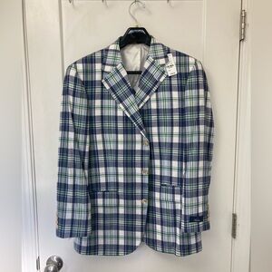 Brooks Brothers plaid/madras Sport Coat 38S NWT Madison Fit